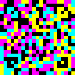 A 4-colour JABCode symbol.